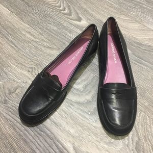 Antonio Melani Round Toe Flats Loafer Black 6M
